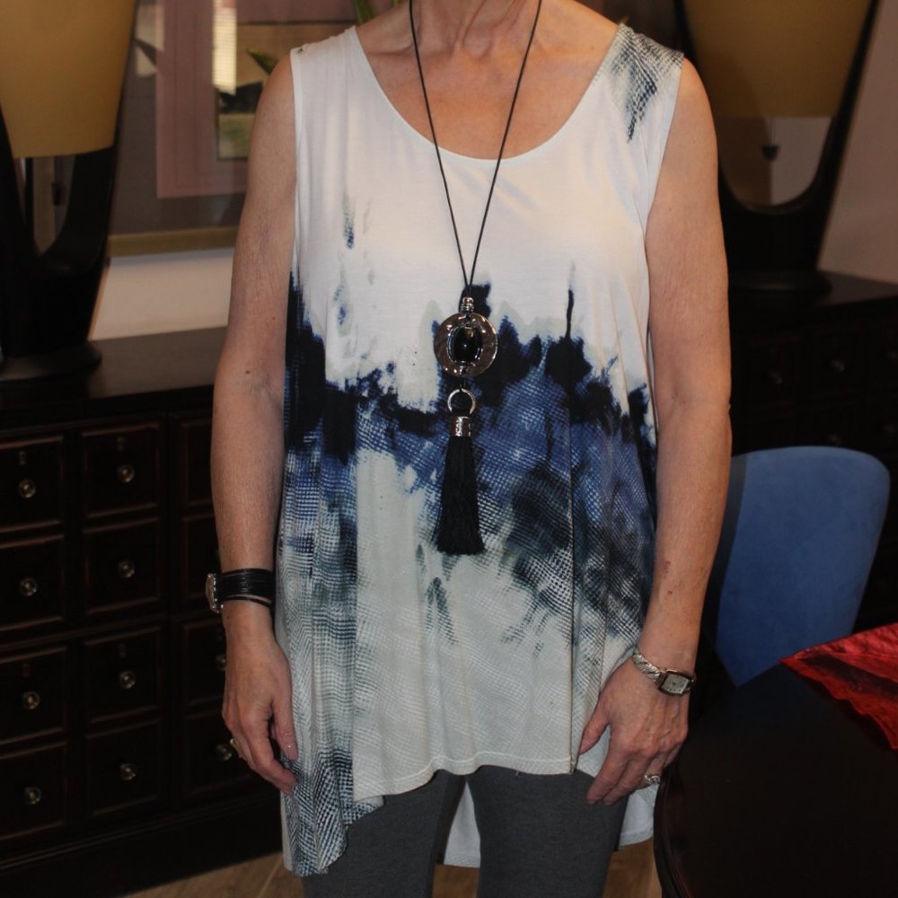 COLDWATER CREEK XL - Tie Die Tunic